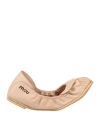 Mou Woman Ballet Flats Beige Size 11 Sheepskin