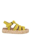 Mou Woman Espadrilles Acid Green Size 8 Cow Leather