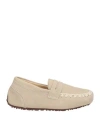Mou Woman Loafers Beige Size 11 Leather