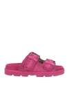 Mou Low Bio Sandals In Magenta