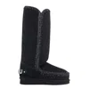 Mou Women's Boots  - Eskimo 40 Rhinestones Logo - Black