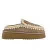 MOU WOMEN'S HOOPS AND SABOTS MOU - CLOG ESKIMO PLATFORM - GREY
