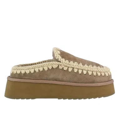 Mou Women's Hoops And Sabots  - Clog Eskimo Platform - Grey