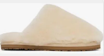 Mou Women's Sheepskin Fur Slippers In Sand In Neutral