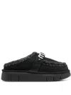 Mou Sandals In Nero