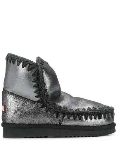Mou Eskimo 18 Low Heels Ankle Boots In Multi