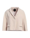Mouche Woman Blazer Beige Size 10 Polyester, Elastane In Beige