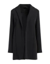 Mouche Woman Blazer Black Size 10 Polyester, Elastane In Black