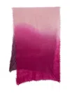 Mouleta Frayed Scarf In Pink