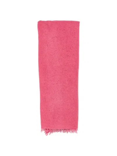 Mouleta Fringed-edge Scarf In Pink