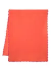 Mouleta Rectangle-shape Cashmere Scarf In Orange