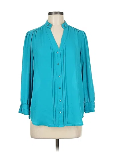 Pre-owned Moulinette Soeurs 3/4 Sleeve Blouse In Blue