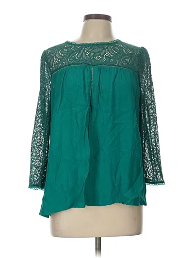 Pre-owned Moulinette Soeurs 3/4 Sleeve Blouse In Blue