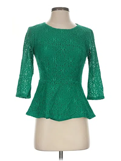 Pre-owned Moulinette Soeurs 3/4 Sleeve T-shirt In Green
