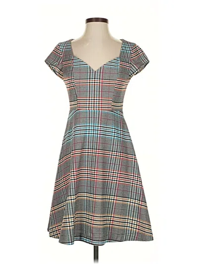 Pre-owned Moulinette Soeurs By Anthropologie Casual Dress In Blue