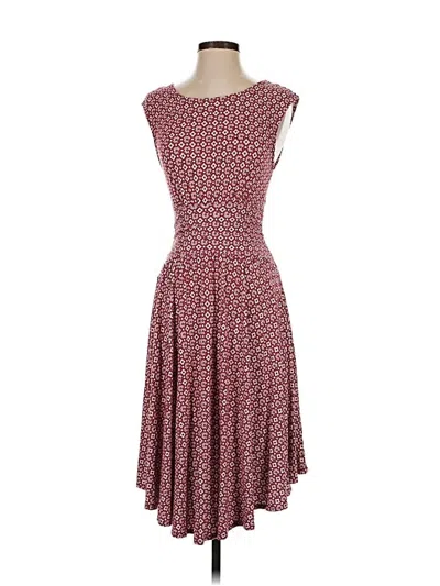 Pre-owned Moulinette Soeurs Casual Dress In Burgundy