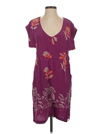 Pre-owned Moulinette Soeurs Casual Dress In Burgundy