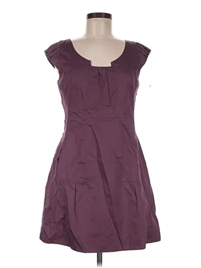 Pre-owned Moulinette Soeurs Casual Dress In Burgundy