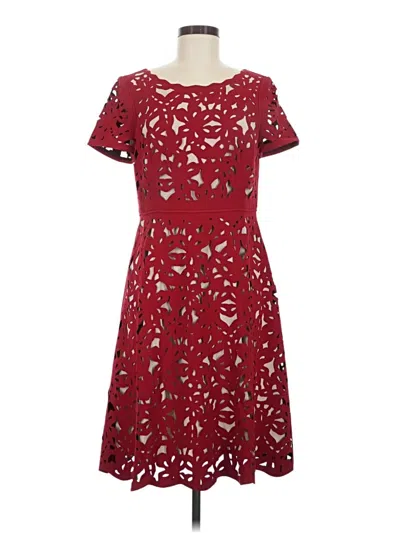 Pre-owned Moulinette Soeurs Casual Dress In Burgundy
