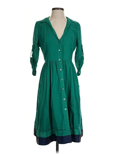 Pre-owned Moulinette Soeurs Casual Dress In Green