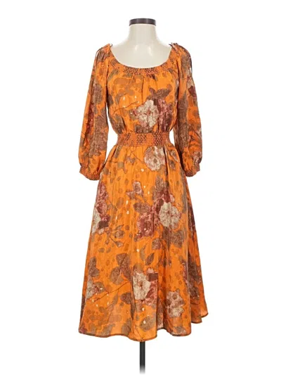 Pre-owned Moulinette Soeurs Casual Dress In Orange