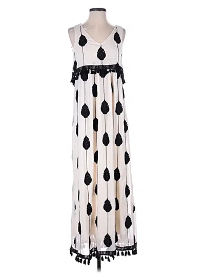 Pre-owned Moulinette Soeurs Casual Dress In White