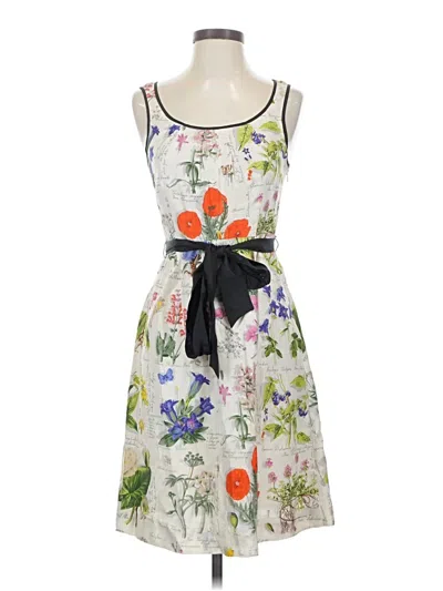 Pre-owned Moulinette Soeurs Casual Dress In White