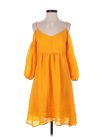 Pre-owned Moulinette Soeurs Casual Dress In Yellow