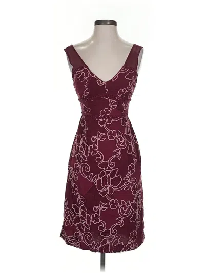 Pre-owned Moulinette Soeurs Cocktail Dress In Burgundy