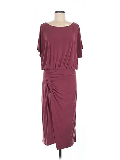 Pre-owned Moulinette Soeurs Cocktail Dress In Burgundy