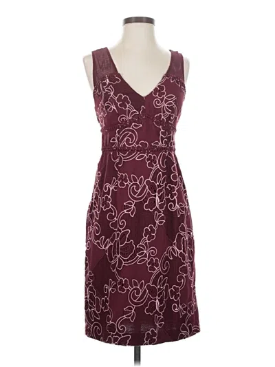 Pre-owned Moulinette Soeurs Cocktail Dress In Burgundy