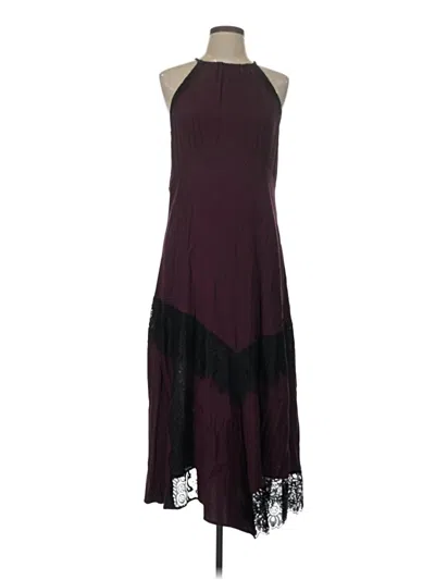 Pre-owned Moulinette Soeurs Cocktail Dress In Burgundy