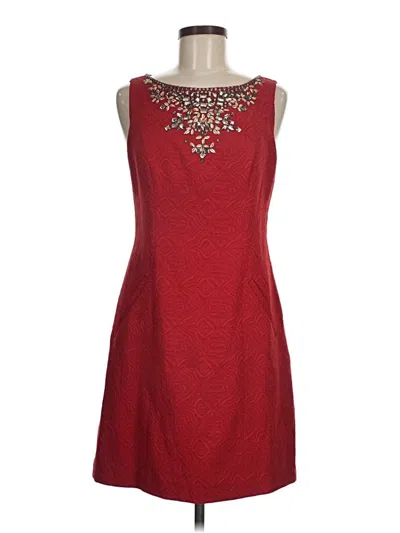 Pre-owned Moulinette Soeurs Cocktail Dress In Burgundy