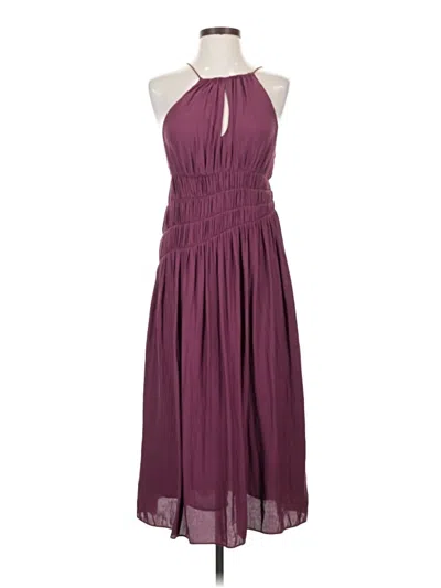Pre-owned Moulinette Soeurs Cocktail Dress In Burgundy