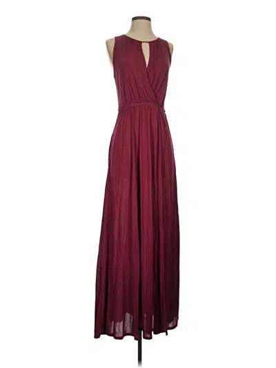 Pre-owned Moulinette Soeurs Cocktail Dress In Burgundy