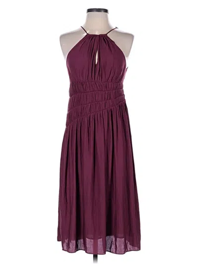 Pre-owned Moulinette Soeurs Cocktail Dress In Burgundy