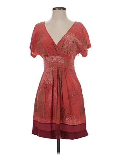 Pre-owned Moulinette Soeurs Cocktail Dress In Burgundy