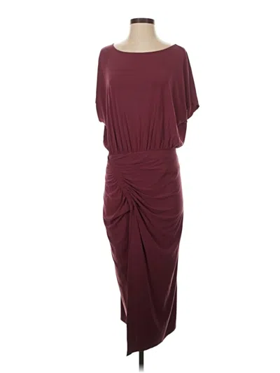Pre-owned Moulinette Soeurs Cocktail Dress In Burgundy