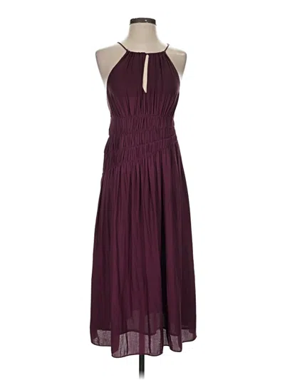 Pre-owned Moulinette Soeurs Cocktail Dress In Burgundy
