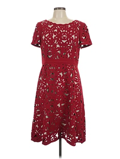 Pre-owned Moulinette Soeurs Cocktail Dress In Burgundy