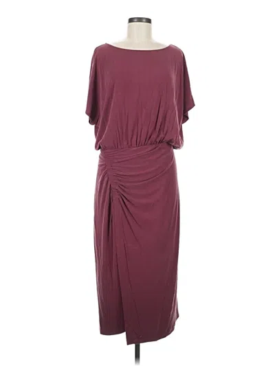 Pre-owned Moulinette Soeurs Cocktail Dress In Burgundy