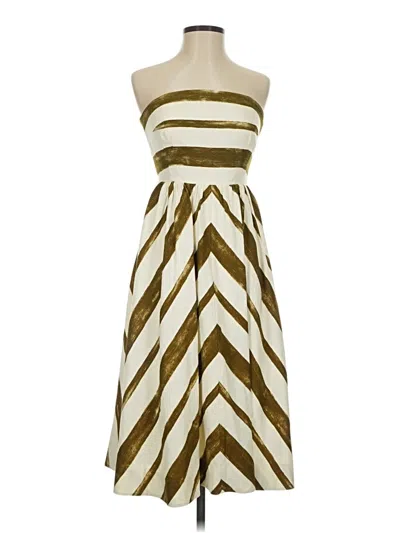 Pre-owned Moulinette Soeurs Cocktail Dress In Gold