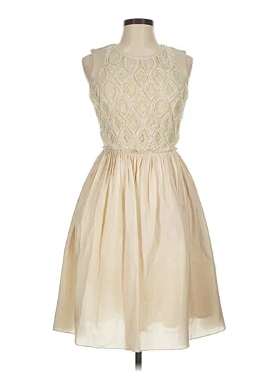 Pre-owned Moulinette Soeurs Cocktail Dress In Ivory