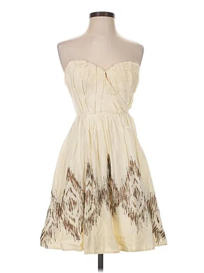 Pre-owned Moulinette Soeurs Cocktail Dress In Ivory