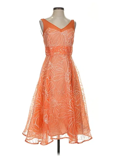 Pre-owned Moulinette Soeurs Cocktail Dress In Orange