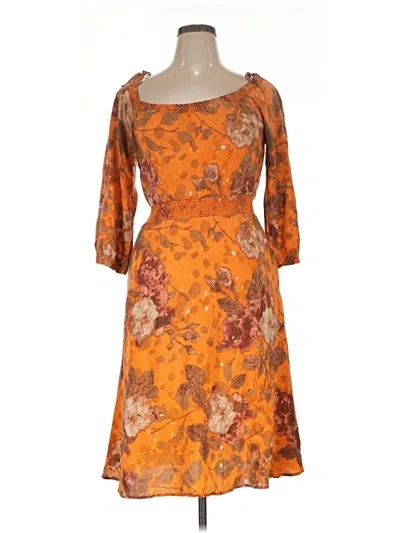 Pre-owned Moulinette Soeurs Cocktail Dress In Orange