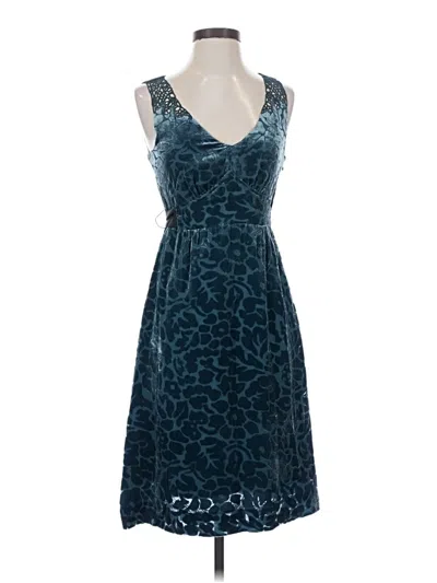Pre-owned Moulinette Soeurs Cocktail Dress In Teal