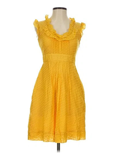 Pre-owned Moulinette Soeurs Cocktail Dress In Yellow