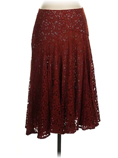 Pre-owned Moulinette Soeurs Formal Skirt In Burgundy