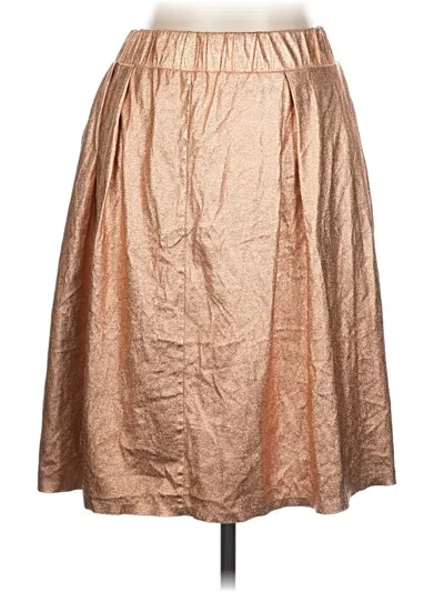 Pre-owned Moulinette Soeurs Formal Skirt In Gold
